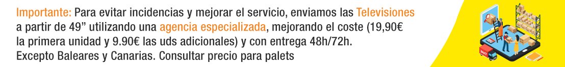 Televisor hasta 50 pulgadas
